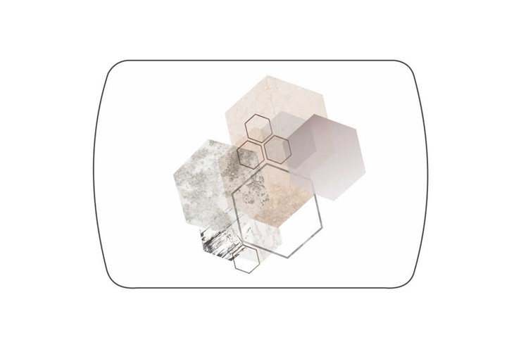 Стол раздвижной Танго, белый/геометрия в Ярославле - изображение 3