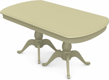 Обеденный раздвижной стол Фабрицио-2 исп. Мыло большой 2 вставки, Тон 10 Покраска + патина (в местах фрезеровки) в Ярославле