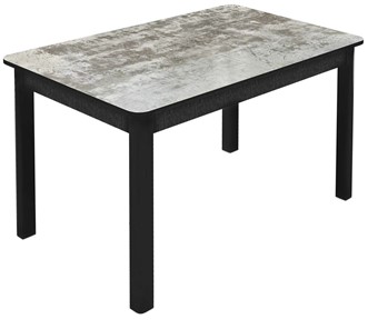 Кухонный стол раскладной Гамбург Мини, ноги метал. крашеные №23 (Exclusive h009/черный) в Ярославле