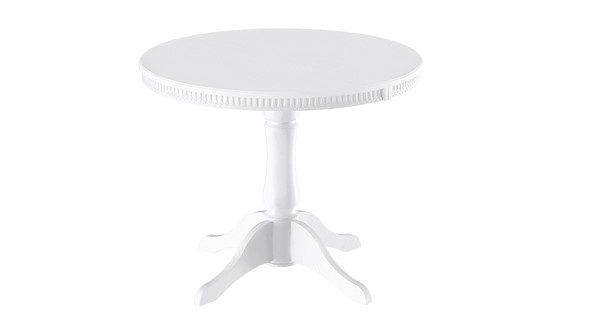 Кухонный стол раскладной Орландо Т1, цвет Белый матовый (Б-111.02.1) в Ярославле - изображение