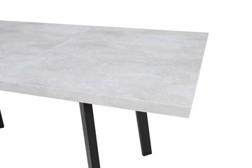 Кухонный стол раскладной Робин, опоры прямые, цемент светлый в Ярославле - предосмотр 3