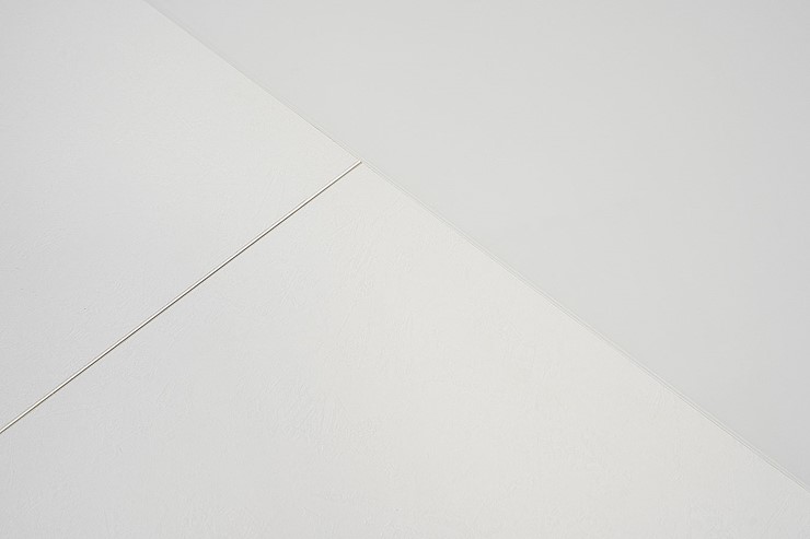 Стол раздвижной Сальвадор-1G (ноги белые, стекло cristal/белый цемент) в Ярославле - изображение 6