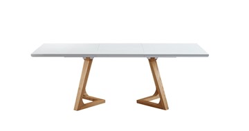 Кухонный раздвижной стол T1692 белый/ясень (WK-03) в Ярославле - предосмотр 1