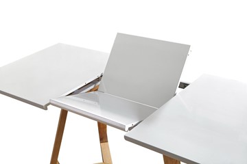 Кухонный раздвижной стол T1692 белый/ясень (WK-03) в Ярославле - предосмотр 2