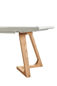 Кухонный раздвижной стол T1692 белый/ясень (WK-03) в Ярославле - предосмотр 4