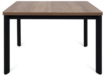 Кухонный стол раскладной Токио-2L (ноги металлические черные, дуб табако) в Ярославле - предосмотр 1