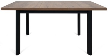 Кухонный стол раскладной Токио-2L (ноги металлические черные, дуб табако) в Ярославле - предосмотр 4