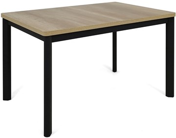 Кухонный стол раскладной Токио-3L (ноги металлические черные, дуб каньон) в Ярославле - предосмотр
