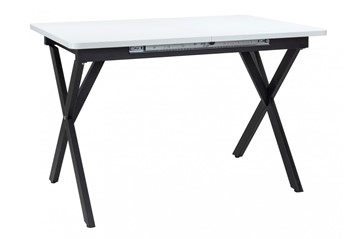 Кухонный раскладной стол Стайл № 11 (1100/1500*700 мм.) столешница пластик, форма Флан, с механизмом бабочка в Рыбинске - предосмотр 2