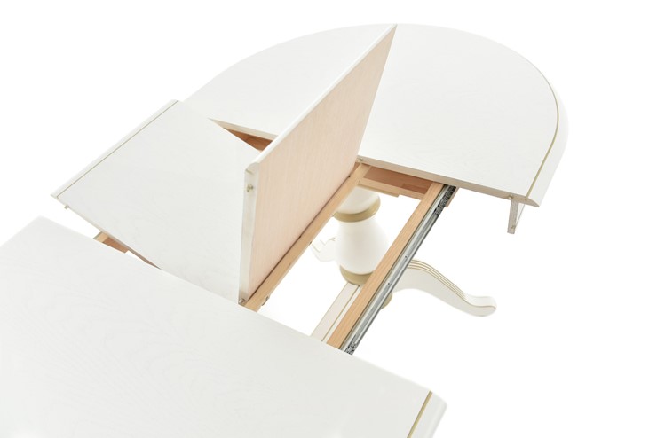 Кухонный раскладной стол Фабрицио-2 исп. Овал 1200, Тон 9 (Морилка/Эмаль) в Ярославле - изображение 3