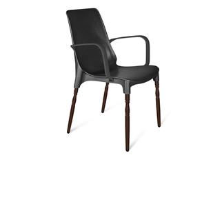 Обеденный стул SHT-ST76/S424-F (черный/коричневый муар) в Ярославле - предосмотр