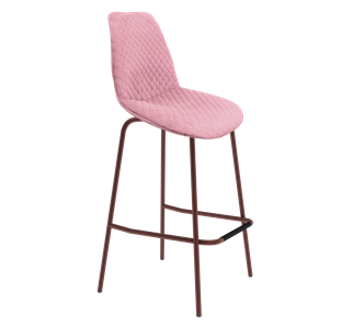 Барный стул SHT-ST29-С22 / SHT-S29P (розовый зефир/медный металлик) в Ярославле