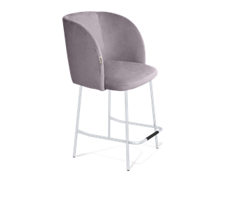 Полубарный стул SHT-ST33 / SHT-S29P-1 (сиреневая орхидея/хром лак) в Ярославле