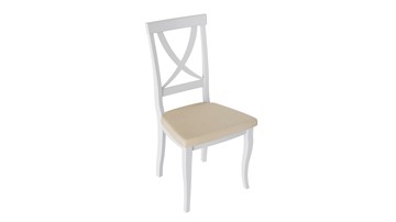Обеденный стул Лион 2 (Белый матовый/тк № 108) в Ярославле