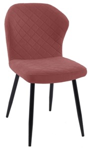 Мягкий стул 239 розовый, ножки  черные в Рыбинске