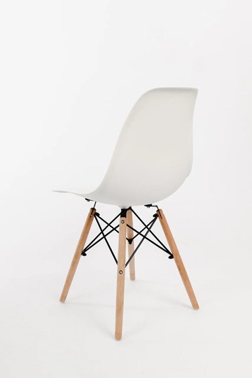 Обеденный стул DSL 110 Wood (белый) в Ярославле - изображение 3