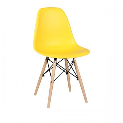 Кухонный стул EAMES DSW WX-503 PP-пластик желтый в Ярославле - изображение