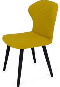 Обеденный стул Марио (Желтый Т182/ноги черные) в Ярославле