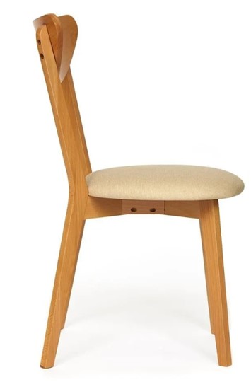 Обеденный стул MAXI (Макси), бук/ткань 86x48,5x54,5 Бежевый/ натуральный бук арт.19593 в Ярославле - изображение 1