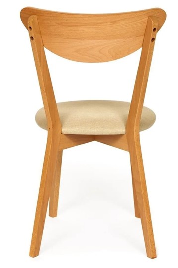 Обеденный стул MAXI (Макси), бук/ткань 86x48,5x54,5 Бежевый/ натуральный бук арт.19593 в Ярославле - изображение 2