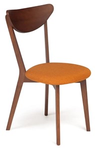 Обеденный стул MAXI (Макси), бук/ткань 86x48,5x54,5 Оранжевый/коричневый (2 шт) арт.10467 в Ярославле - предосмотр