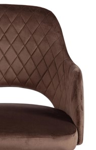 Кухонный стул VALKYRIA (mod. 711) 55х55х80 коричневый barkhat 12/черный арт.19001 в Ярославле - предосмотр 5