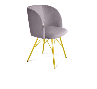 Обеденный стул SHT-ST33 / SHT-S37 (сиреневая орхидея/золото) в Ярославле