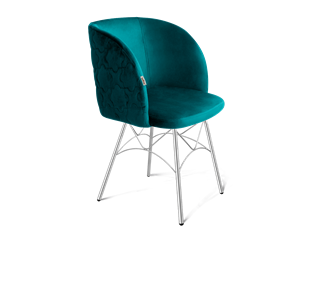 Обеденный стул SHT-ST33-1 / SHT-S107 (альпийский бирюзовый/хром лак) в Ярославле