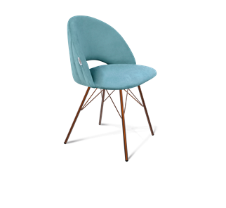 Обеденный стул SHT-ST34-1 / SHT-S37 (голубая пастель/медный металлик) в Ярославле