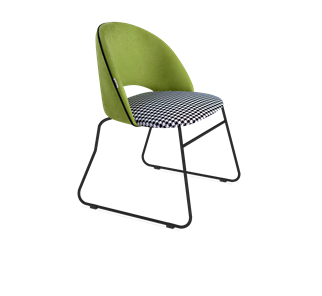 Обеденный стул SHT-ST34-3 / SHT-S167 (оливковый/гусиная лапка/черный муар) в Ярославле