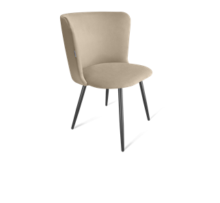Обеденный стул SHT-ST36 / SHT-S95-1 (ванильный крем/черный муар) в Ярославле