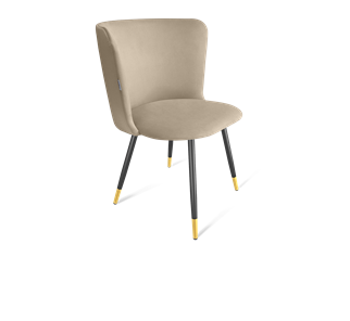 Обеденный стул SHT-ST36 / SHT-S95-1 (ванильный крем/черный муар/золото) в Ярославле