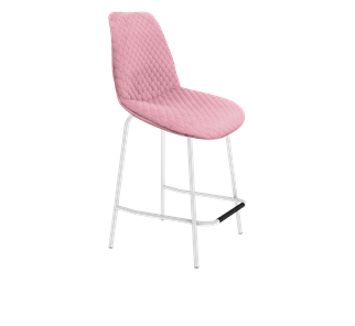 Полубарный стул SHT-ST29-С22 / SHT-S29P-1 (розовый зефир/белый муар) в Ярославле