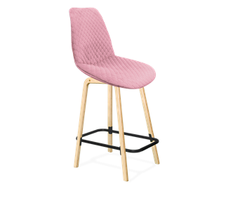 Полубарный стул SHT-ST29-С22 / SHT-S94-1 (розовый зефир/прозрачный лак/черный муар) в Ярославле