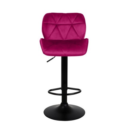 Барный стул Кристалл  WX-2583 белюр бордовый в Ярославле - изображение