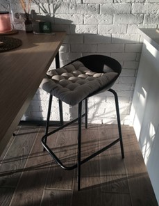 Барный стул SHT-ST19/S80 (оранжевый/темный орех/черный) в Ярославле - предосмотр 14