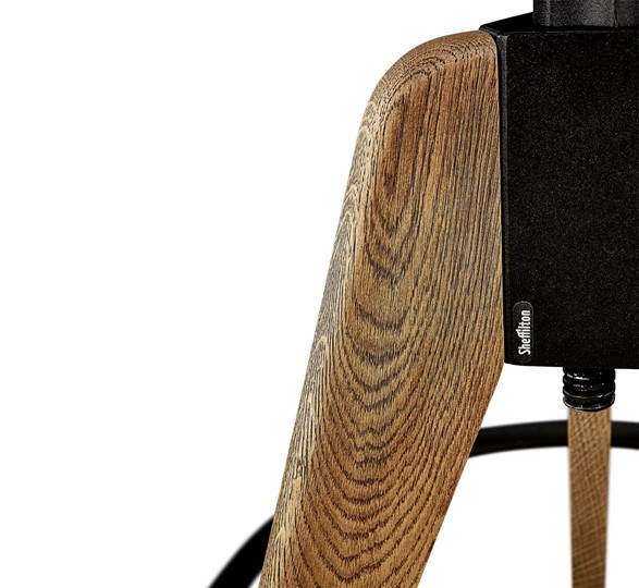 Барный стул SHT-ST29/S92 (белый/брашированный коричневый/черный муар) в Ярославле - изображение 5