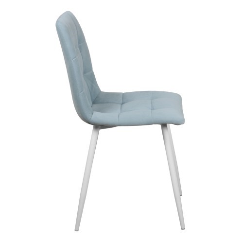 Мягкий стул Чили СРП-052 Эмаль белый голубой в Ярославле - изображение 1
