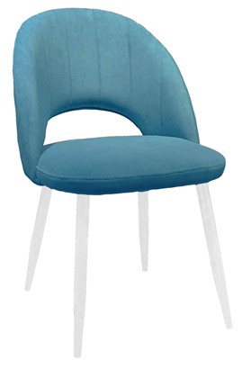 Кухонный стул 217 V16 голубой/белый в Ярославле - изображение