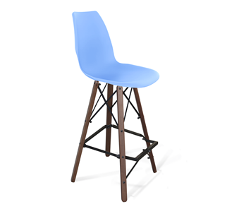 Барный стул SHT-ST29/S80 (голубой pan 278/темный орех/черный) в Ярославле - предосмотр
