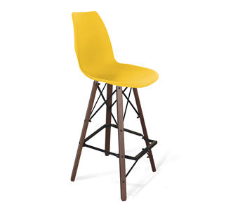 Барный стул SHT-ST29/S80 (желтый ral 1021/темный орех/черный) в Ярославле - предосмотр