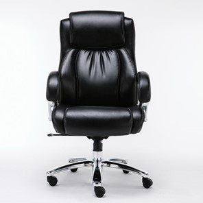 Компьютерное кресло Brabix Premium Status HD-003 (рециклированная кожа, хром, черное) 531821 в Ярославле - предосмотр