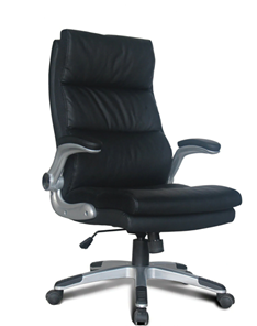Кресло офисное BRABIX "Fregat EX-510", рециклированная кожа, черное, 530863 в Рыбинске - предосмотр