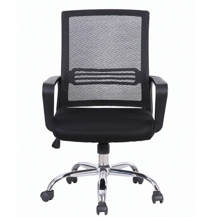 Офисное кресло Brabix Daily MG-317 (с подлокотниками, хром, черное) 531833 в Ярославле - изображение