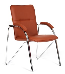 Кресло CHAIRMAN 850 Экокожа Terra 111 коричневая в Рыбинске - предосмотр