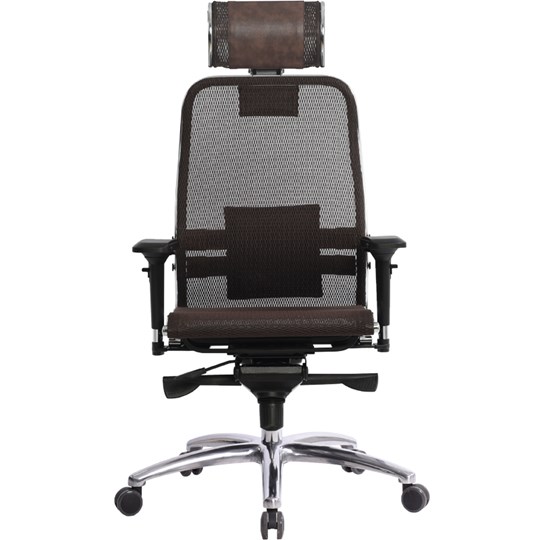 Офисное кресло Samurai S-3.04, темно-коричневый в Ярославле - изображение 1