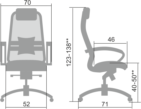 Компьютерное кресло Samurai S-1.04, бежевый в Ярославле - изображение 1