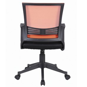 Кресло Brabix Balance MG-320 (с подлокотниками, комбинированное черное/оранжевое) 531832 в Ярославле - предосмотр 2