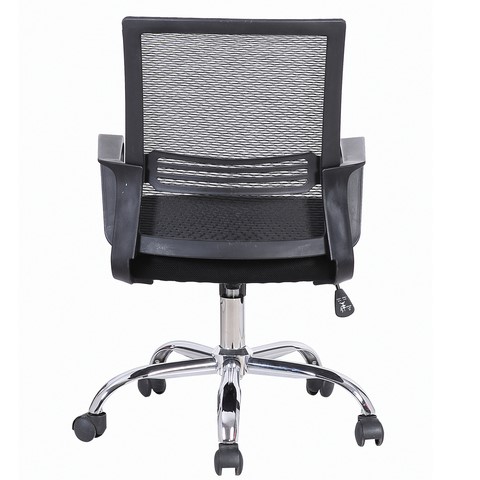 Офисное кресло Brabix Daily MG-317 (с подлокотниками, хром, черное) 531833 в Рыбинске - изображение 2