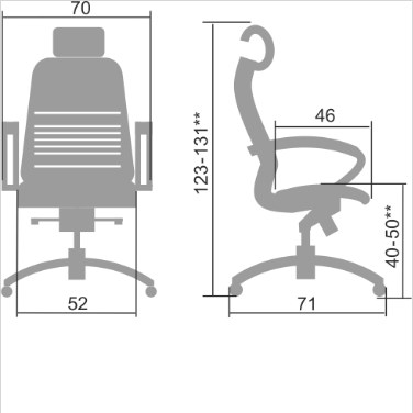 Офисное кресло Samurai K-2.04 темно-коричневый в Ярославле - изображение 1